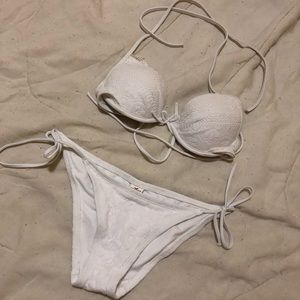 Victoria’s Secret White Lace Bikini
